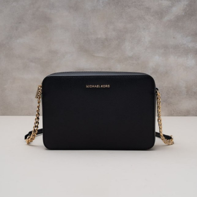 MK Jet set large crossbody bag saffiano leather