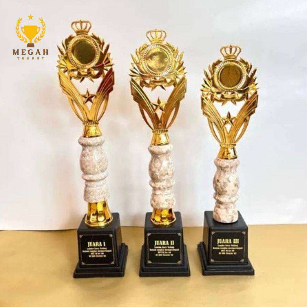 PIALA MARMER SATU SET MURAH CANTIK | PIALA SET MARMER KEJUARAAN
