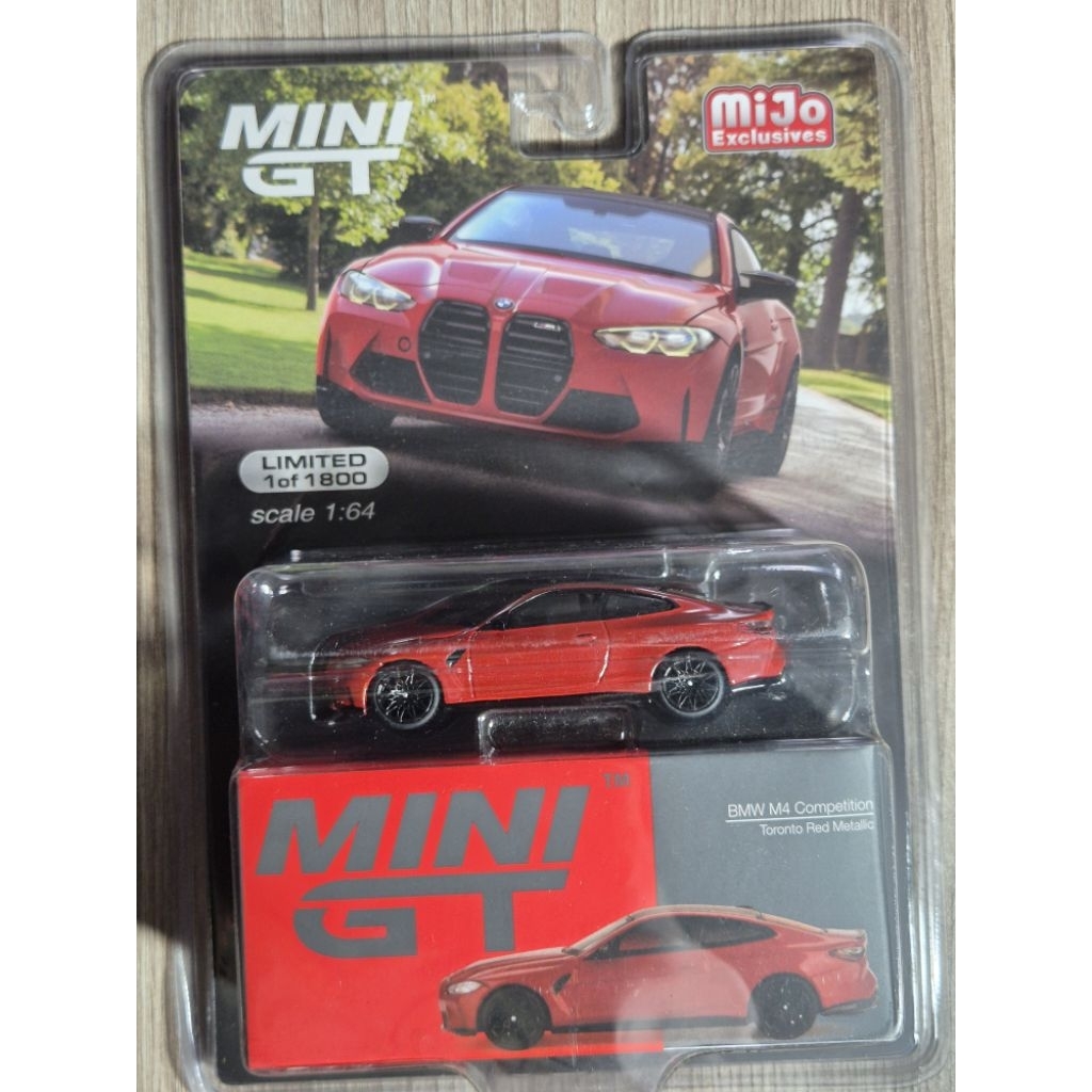 Mini GT 566 BMW M4 Competition Toronto Red Metallic