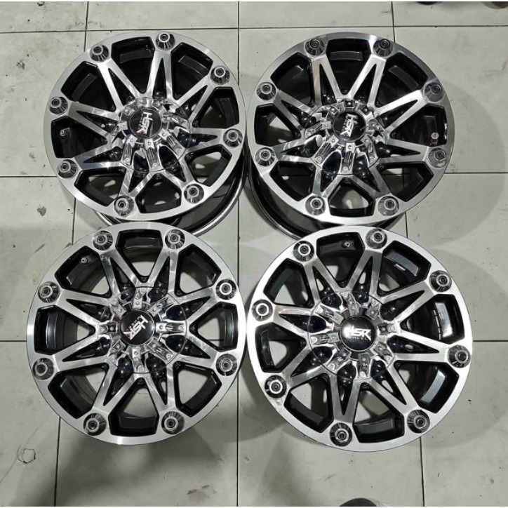 velg second hsr kleak ring 15x8 pcd 5x114 et15 like new pnp hilux rush terios captiva innova dll