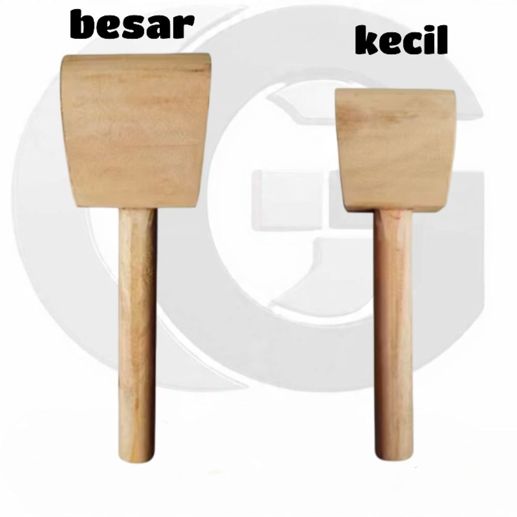 Palu Kayu Serbaguna, Palu Pahat Ukir Kayu, Palu Geprek Kerupuk Jengkol/Emping Melinjo