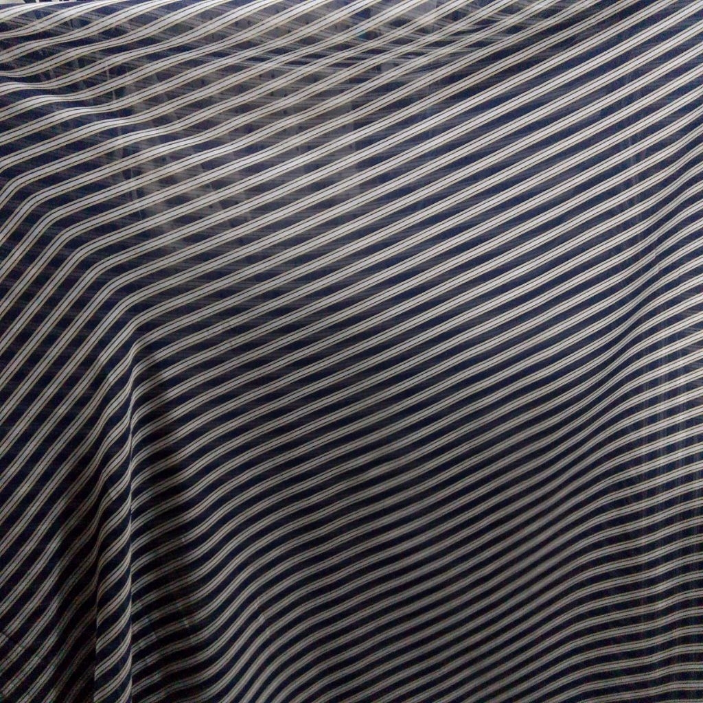 Kain Sifon Ceruty Motif Garis Stripe Premium - Bahan Dress Gamis Jilbab Per Meter Aj