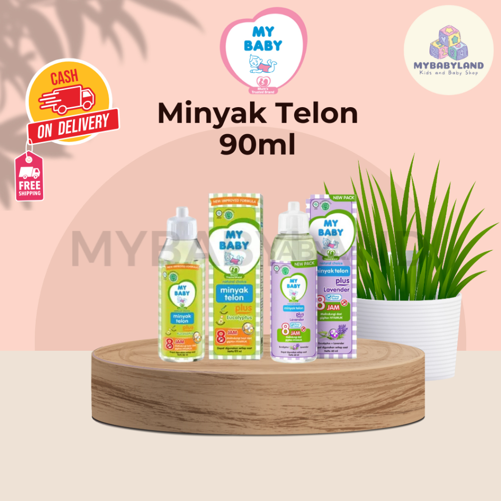 MyBaby Minyak Telon Plus 90ml | Eucalyptus | MyBaby Minyak Telon Plus Lavender | 90ml | My Baby Miny