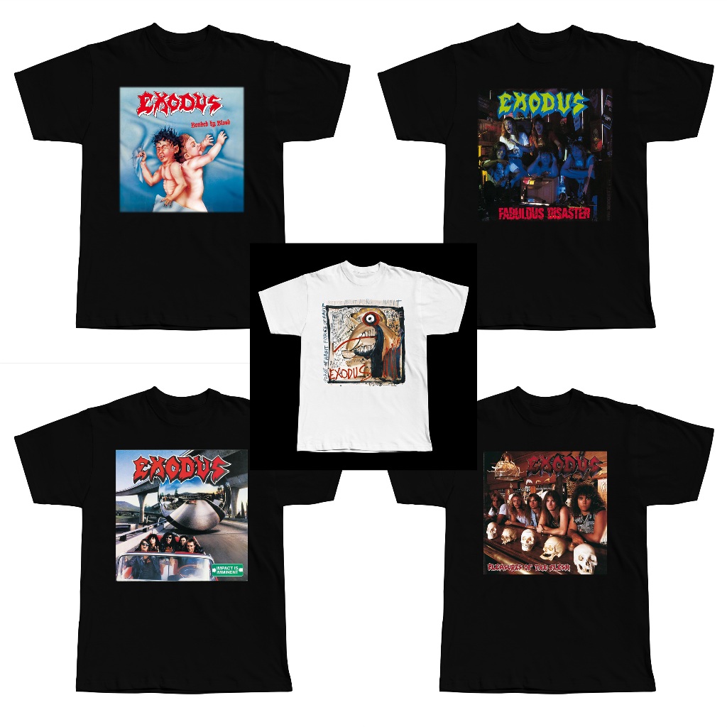 Exodus Tshirt - JUAL BAJU KAOS BAND EXODUS BAND ROCK - (BISA CUSTOM)