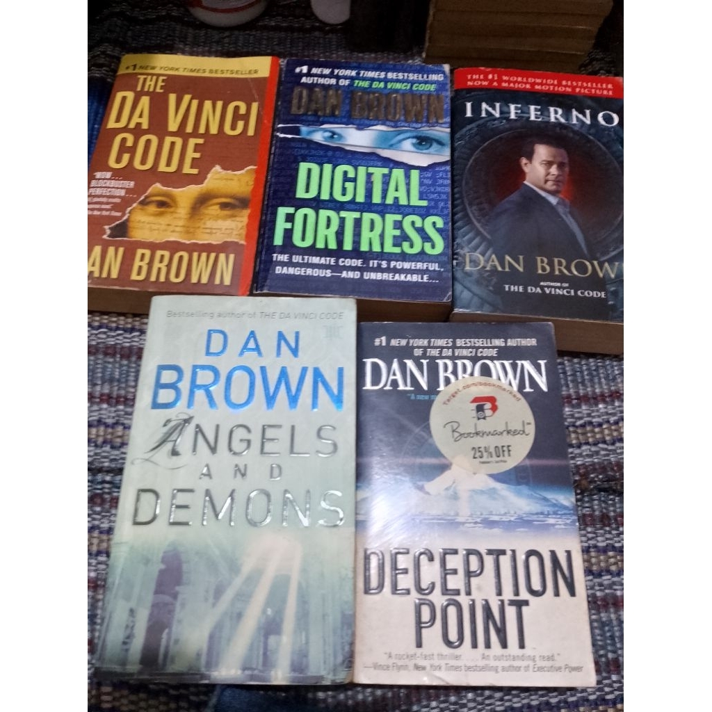 buku motivasi bekas/Ori Dan Brown bestseller bahasa inggris/versi kecil