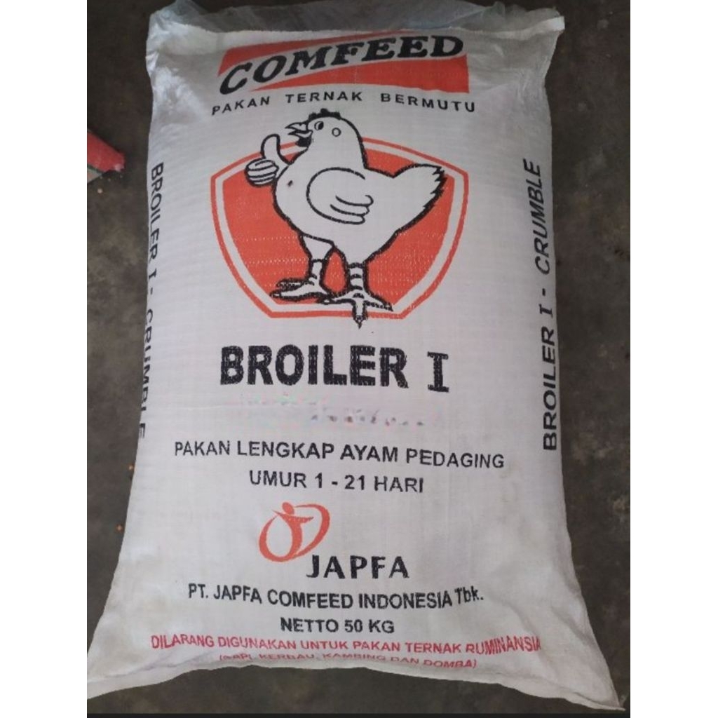Broiler I comfeed pakan pur ayam pedaging crumble