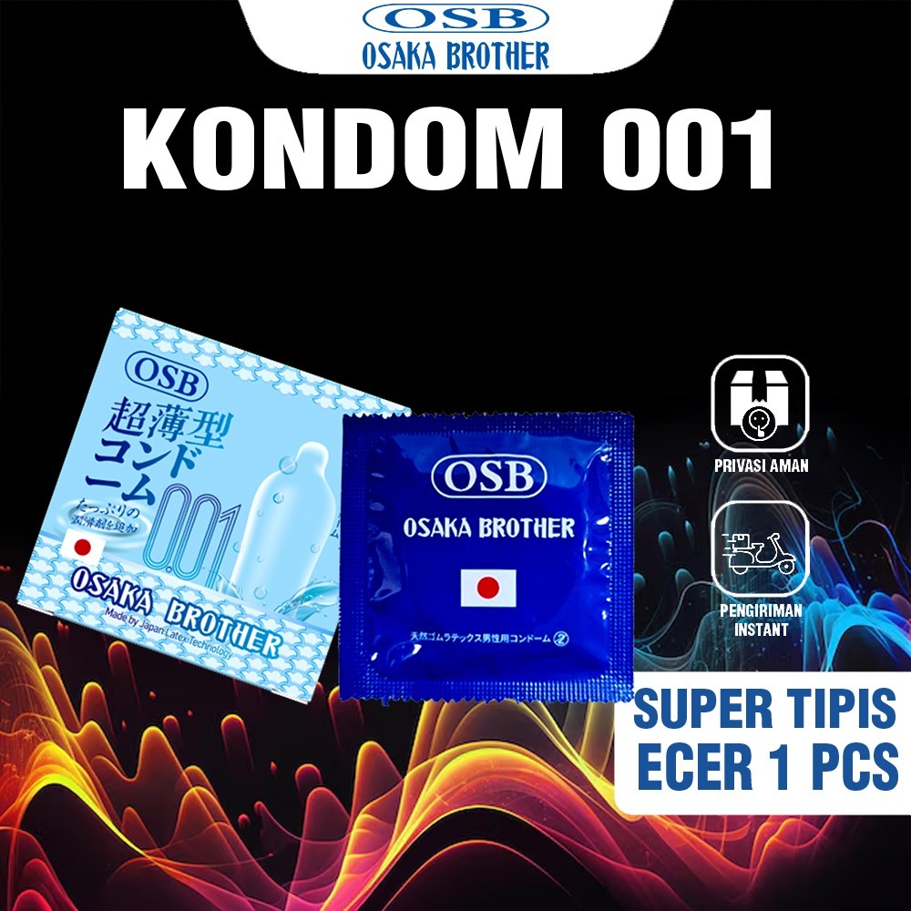 OSB Biru Kondom 001 Tipis Bergerigi Varian Terlengkap Dotted Original Bisa