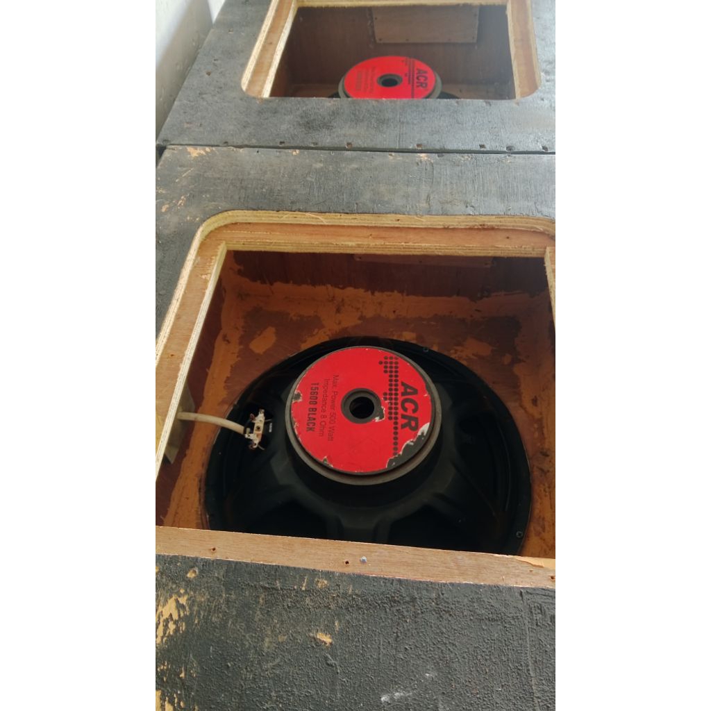 box speaker 15inch singgle CJP set isi speaker ACR 15600 ORI