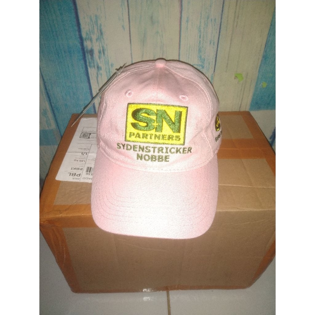 Topi Pink John Deere Sydenstricker Like New Ada Tag Toko