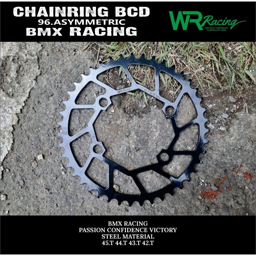 chainring bcd 96 asimetris single speed