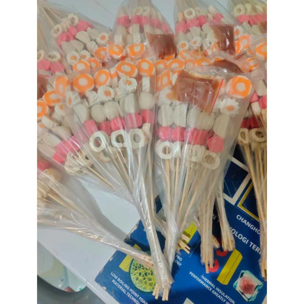 SATE LOK LOK SATE SOSIS BAKAR ISI 10 TUSUK