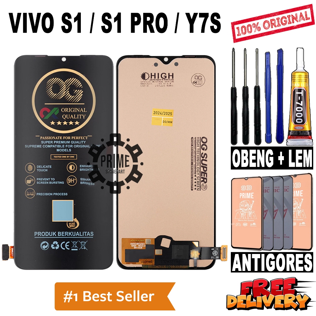LCD TOUCHSCREEN VIVO S1 / VIVO S1 PRO / VIVO Y7S ORIGINAL OEM LCD FULLSET