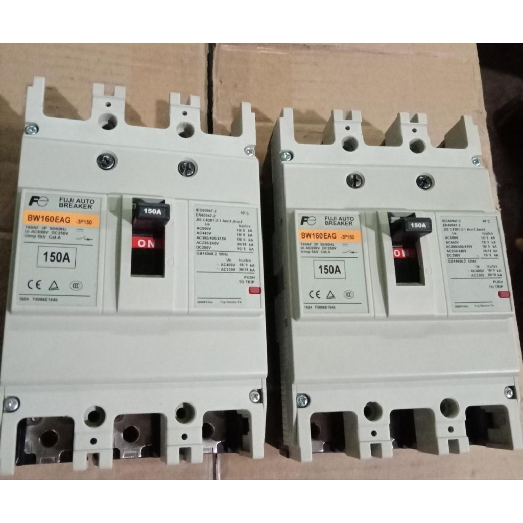 Mccb Nfb breaker fuji BW 160EAG 150A 3P