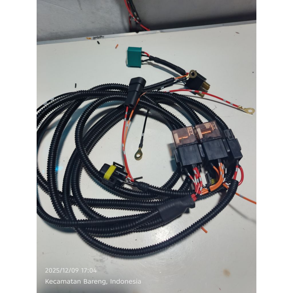 Relayset biled foglamp avanza brio soket PNP full solder