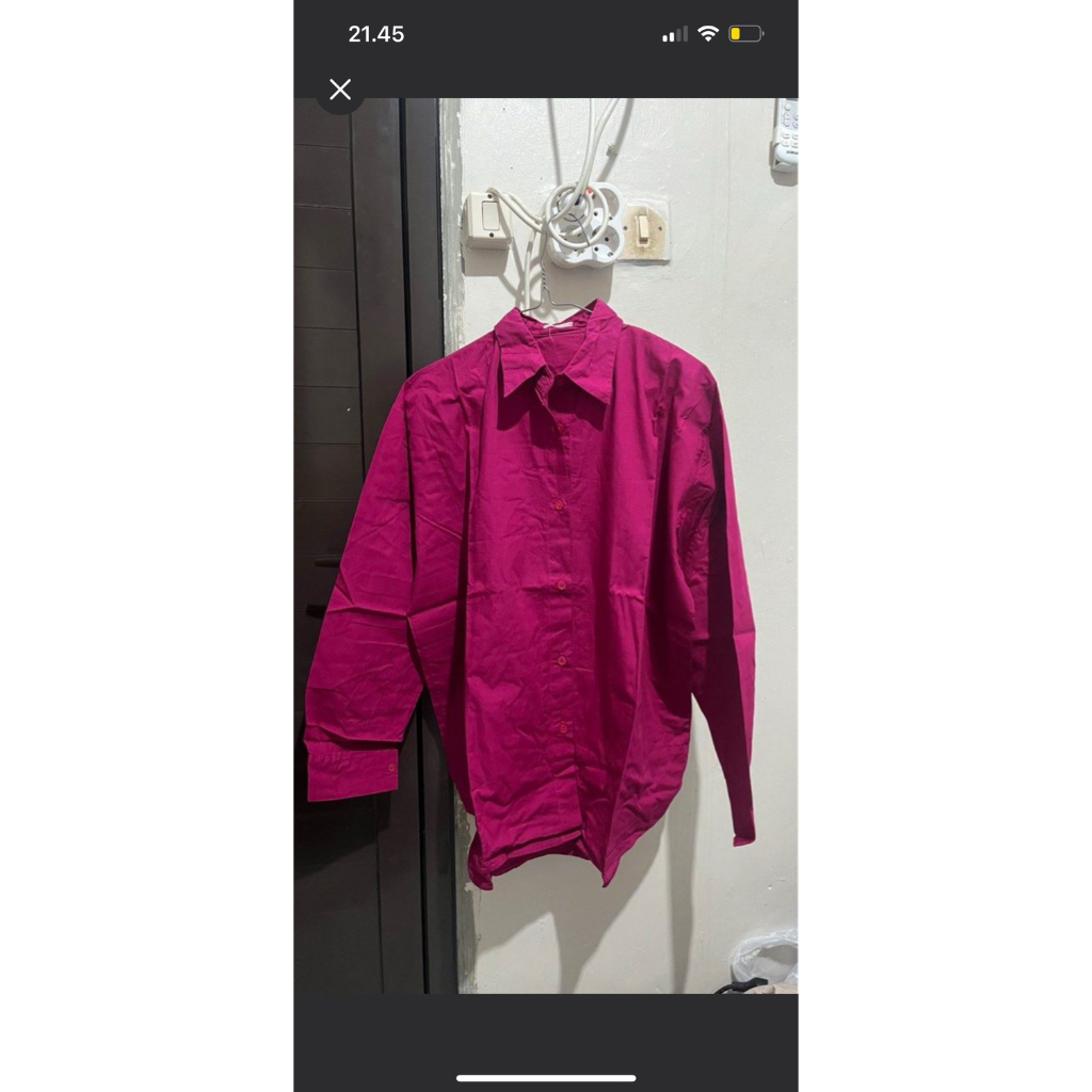 Fuschia Poplin Shirt