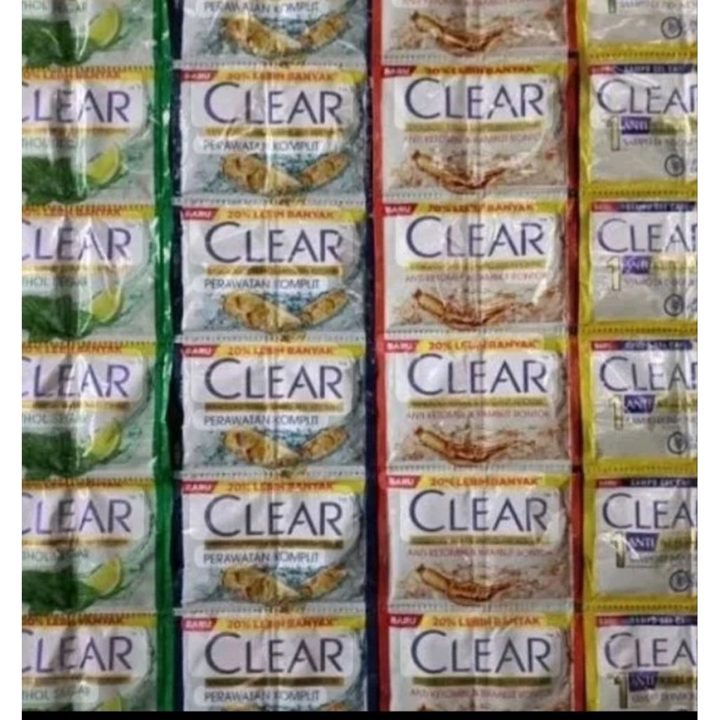 5 RENCENG SHAMPOO CLEAR SACHET