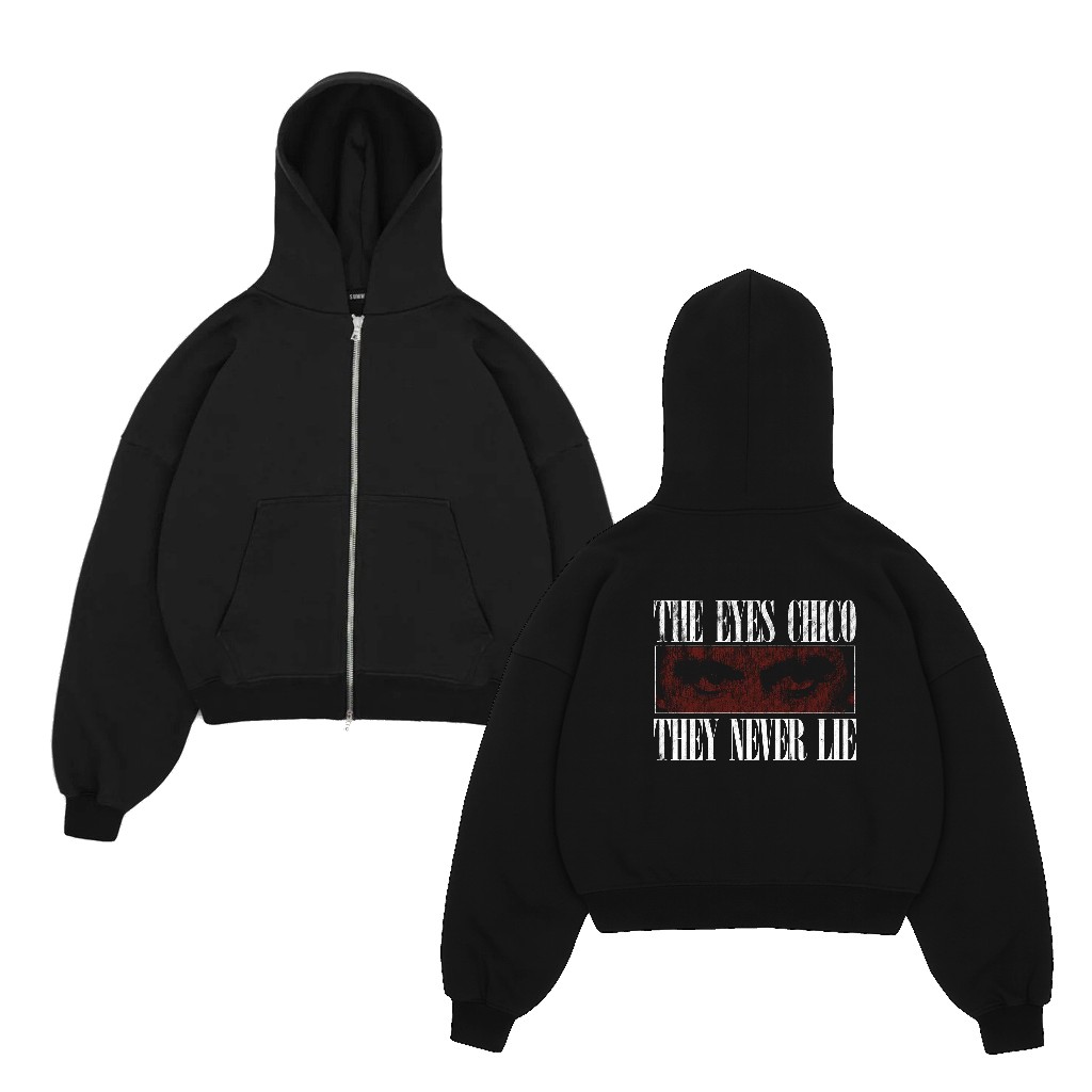 Outofscene Jaket Zipper Hoodie Film Scarface 100% Cotton Fleece