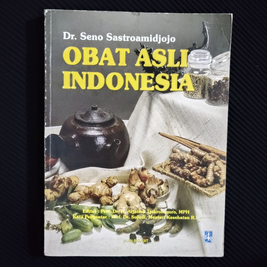 Buku Langka Original • Ensiklopedia Obat Asli Indonesia - Dr. SENO SASTROAMIDJOJO