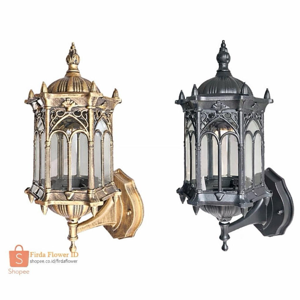 (Free Bublewrap)  Lampu dinding antik model eropa 5000 Lampu Hias Dinding Klasik 1000 Lampu Teras La