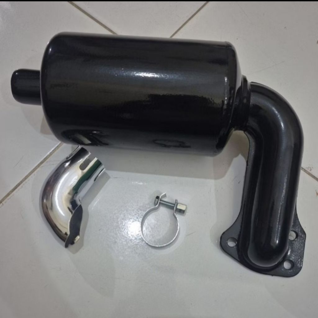 Knalpot Diesel Kubota RD 85 - 110 Hitam Tebal