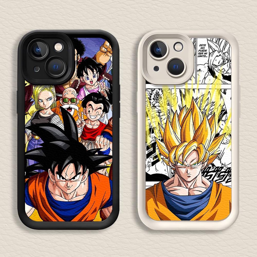 Case iPhone HP 15 / 14 / 13 / 12 / 11 Promax Dragon Ball Gaya Komik Soft Casing Untuk iPhone 6 / 7 /