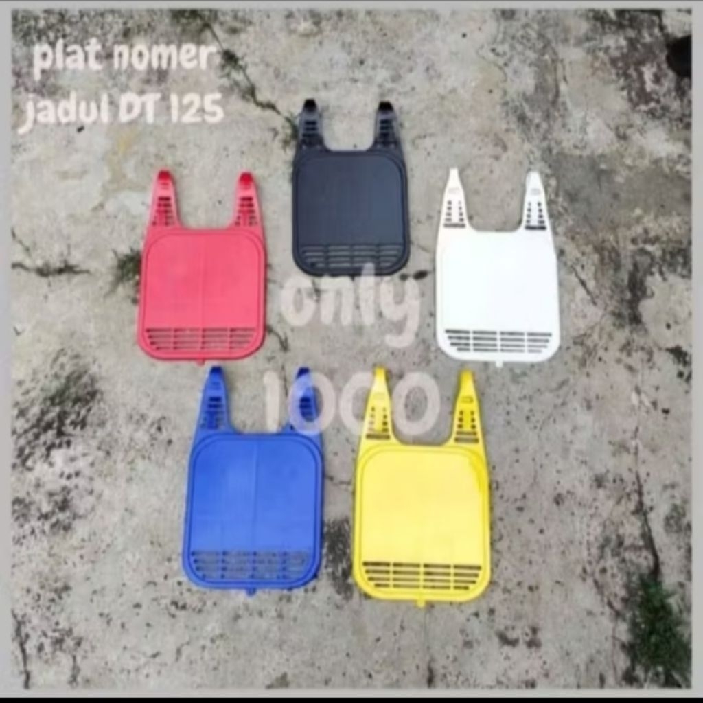 plat nomer vintage ts 125 jadul papan nomer vintage jadul ts125 plate number vintage ts jadul 125 KA