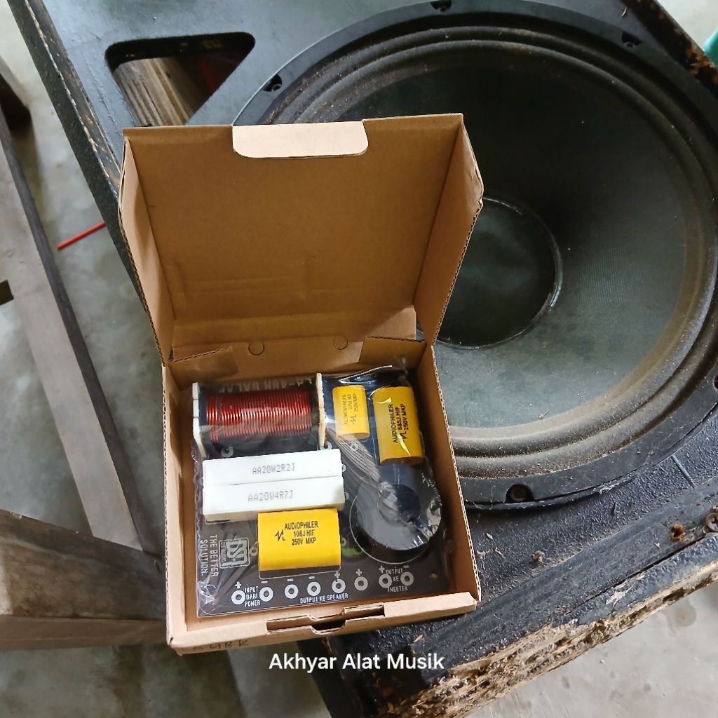 Cross Pasif Mid High Crossover Passive 2 Way Box SR Direk LA-48R Original DS Audio