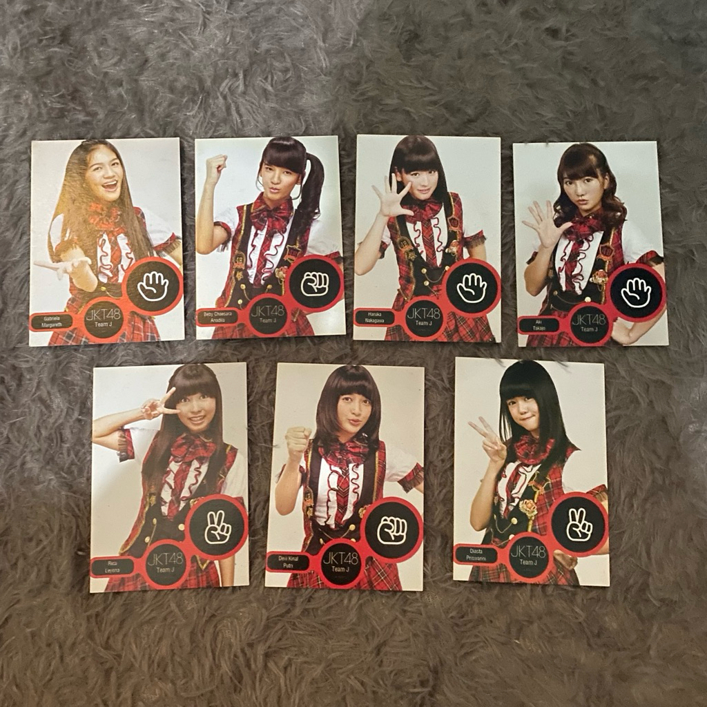 Kartu Janken JKT48 Photocard Photopack Gen 1