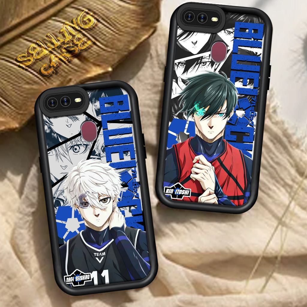 Case OPPO F9/F9 PRO/ REALME 2 PRO /AX7 Motif ( BLUELOCK7 ) Casing Handphone Softcase Glossy Anti Jam