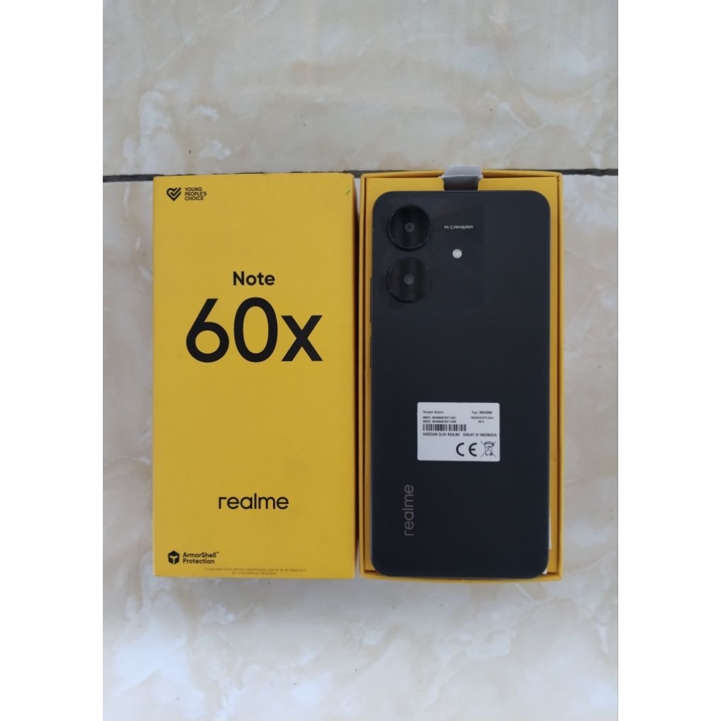 Realme Note 60x 4/64 second fullset