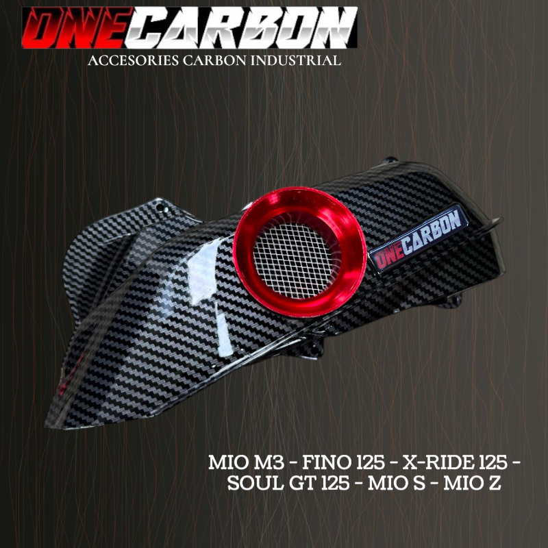 CORONG UDARA TUTUP FILTER MIO M3 CARBON DAN POLOS CORONG PLAT Mio M3 125 Mio s z soul GT 122 x ride 