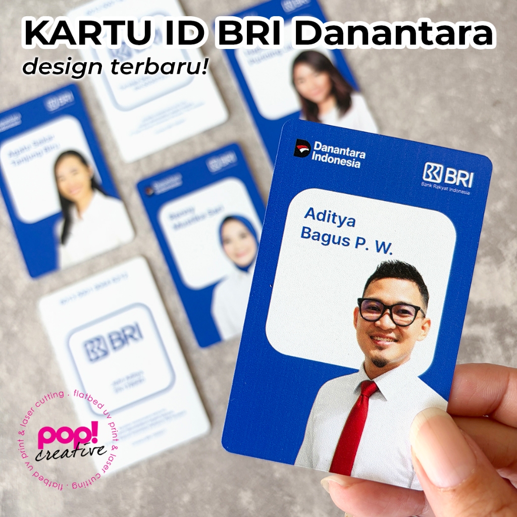 Kartu ID Card BRI Danantara Terbaru Cetak Brizzi PVC