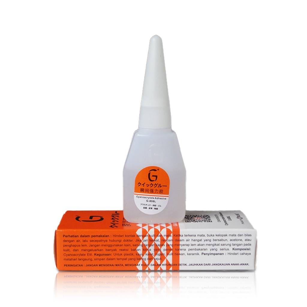 502 Lem Cair G Korea Asli - Lem G Orlee GL-808 Perekat Super Kuat dan Multifungsi