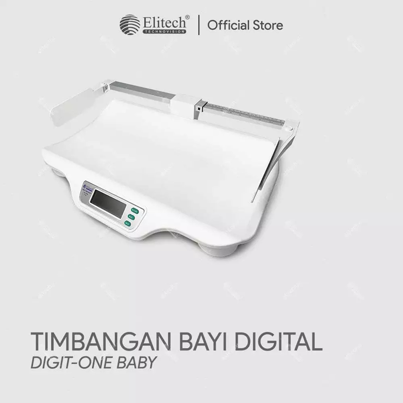 ELITECH Timbangan Badan Digital Bayi Digit One Baby