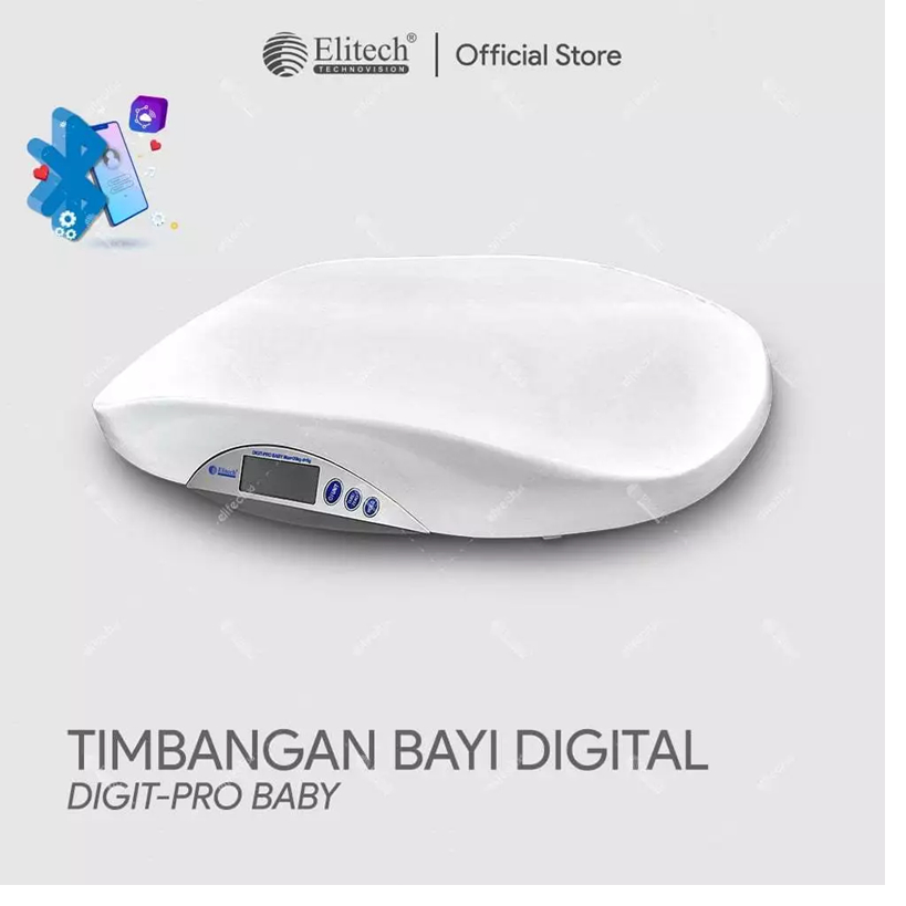 ELITECH Timbangan Badan Digital Bayi Digit Pro Baby