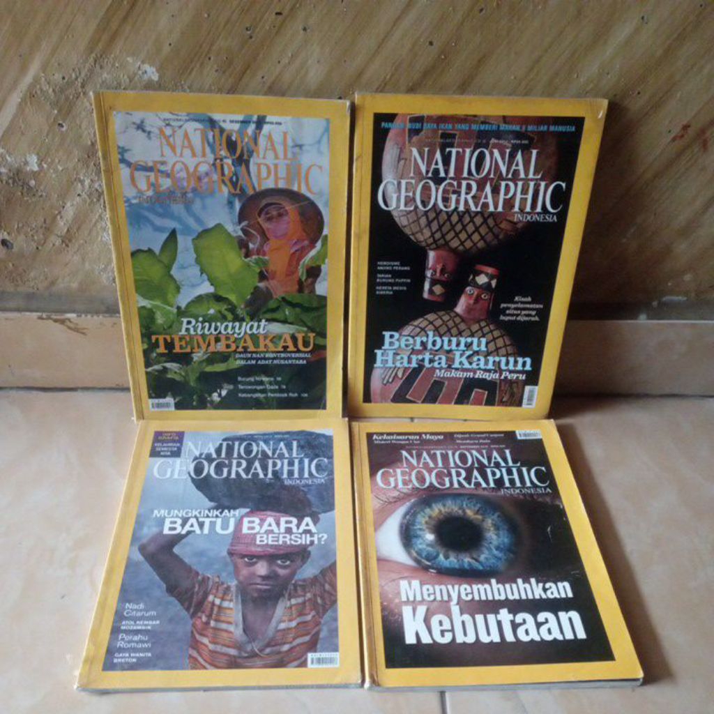 majalah bekas; National Geographic
