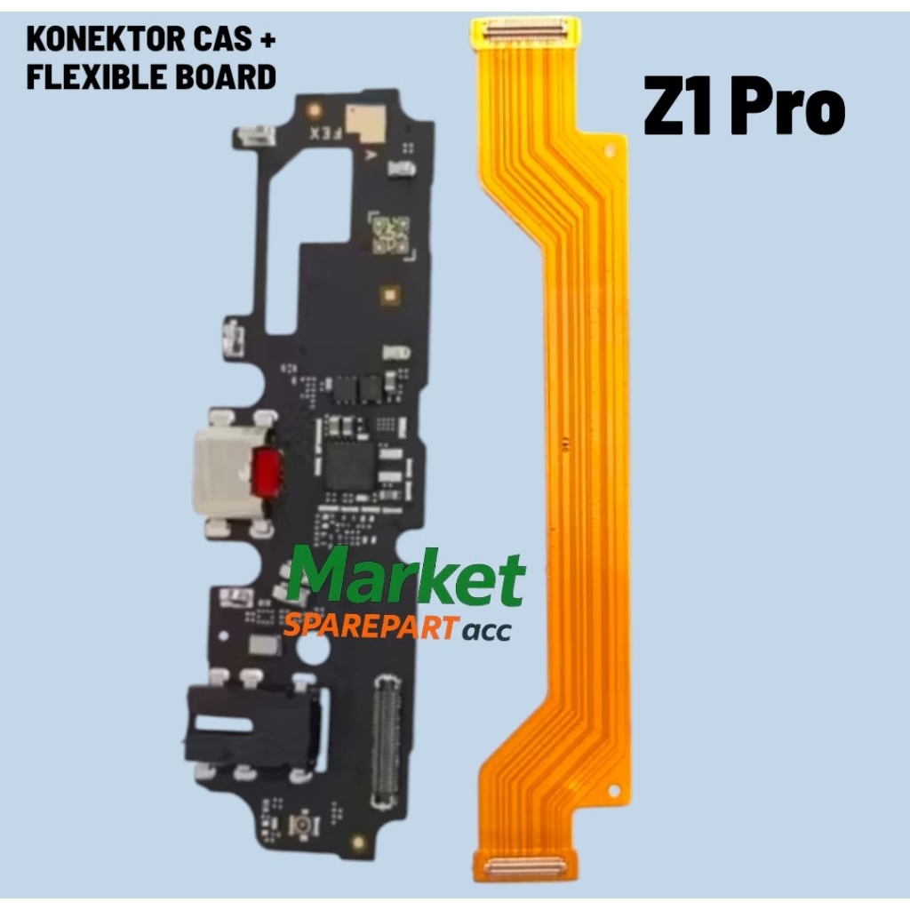 Flexible Charger Vivo Z1 Pro Port Cas USB Dock Connector Papan Cas Board ORI
