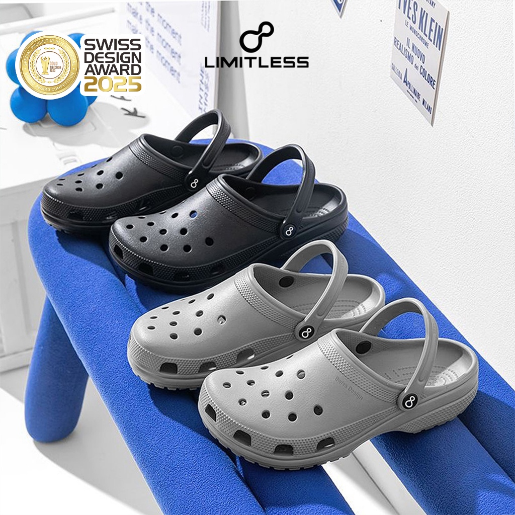 Sandal Pria Slop Eva 2026 Casual Keren Sendal Selop Cowok Dewasa Tali Belakang Anti Slip Ringan Sant