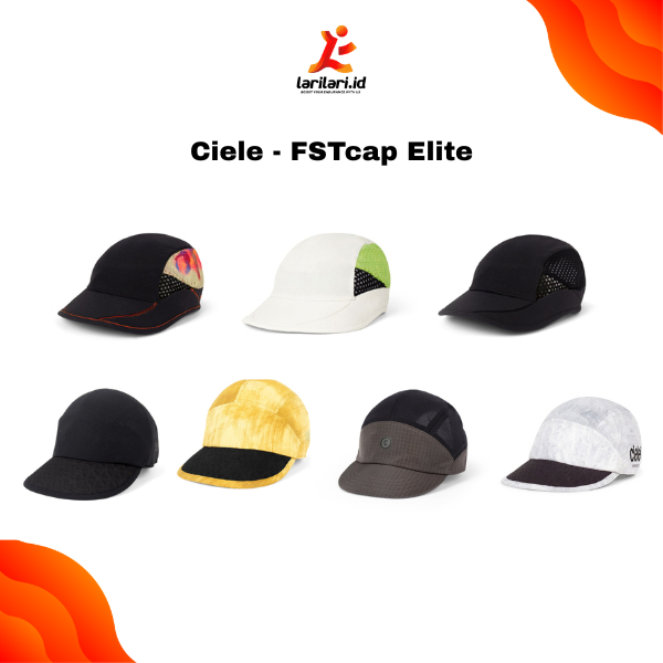 CIELE - FSTCap Elite - Topi Olahraga lari road trail tipe FstCap original