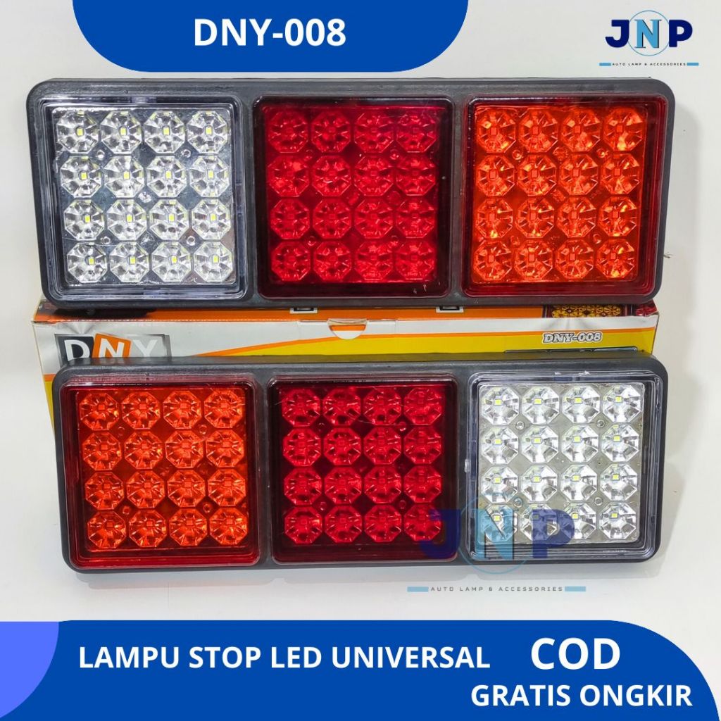 DNY Lampu Stop Rem Belakang Truk LED Non Flash 24 Volt DNY-008