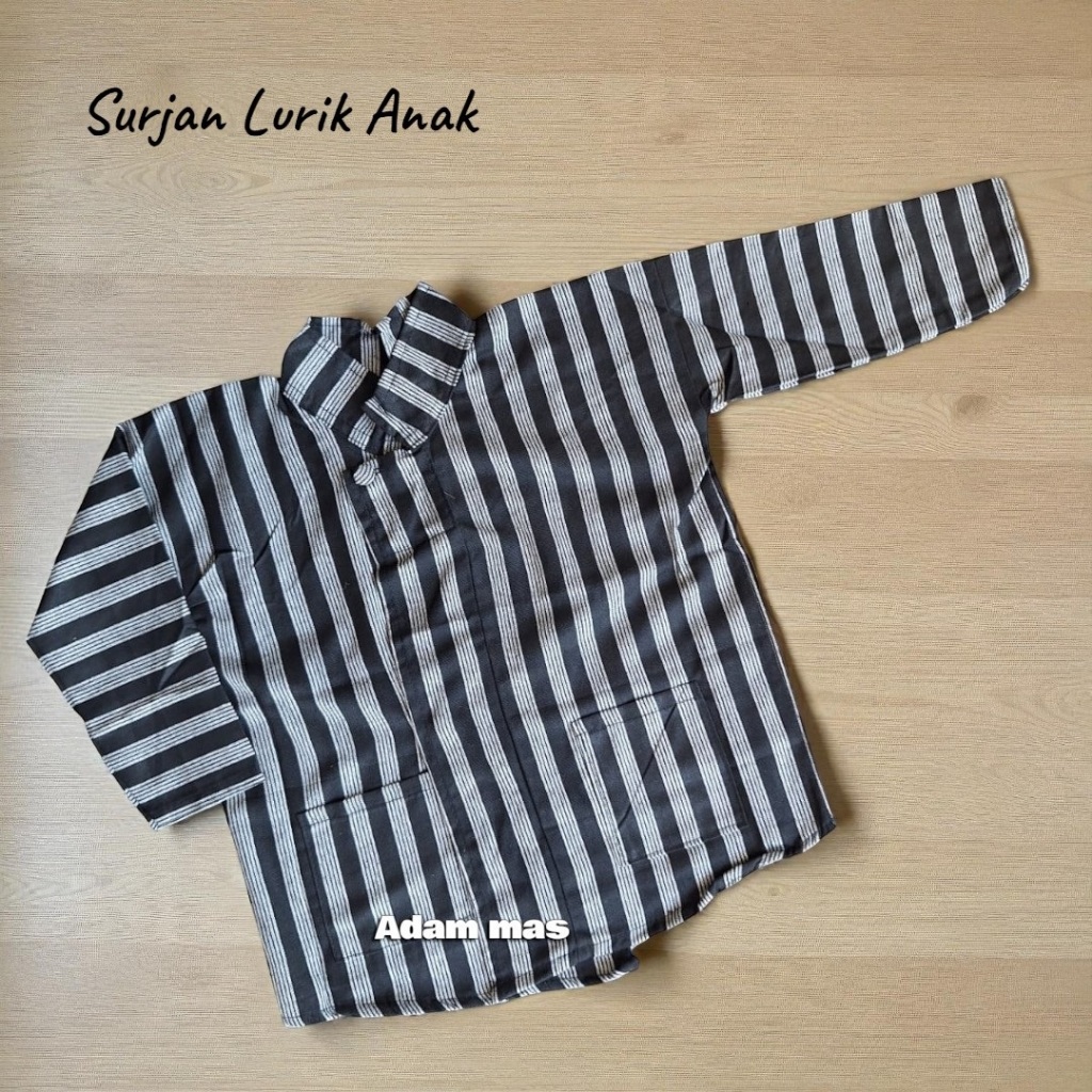 Baju Lurik Anak Laki Laki Surjan Anak Laki Laki TK Dan SD Baju Adat Jawa Anak Laki Laki Baju Jawa