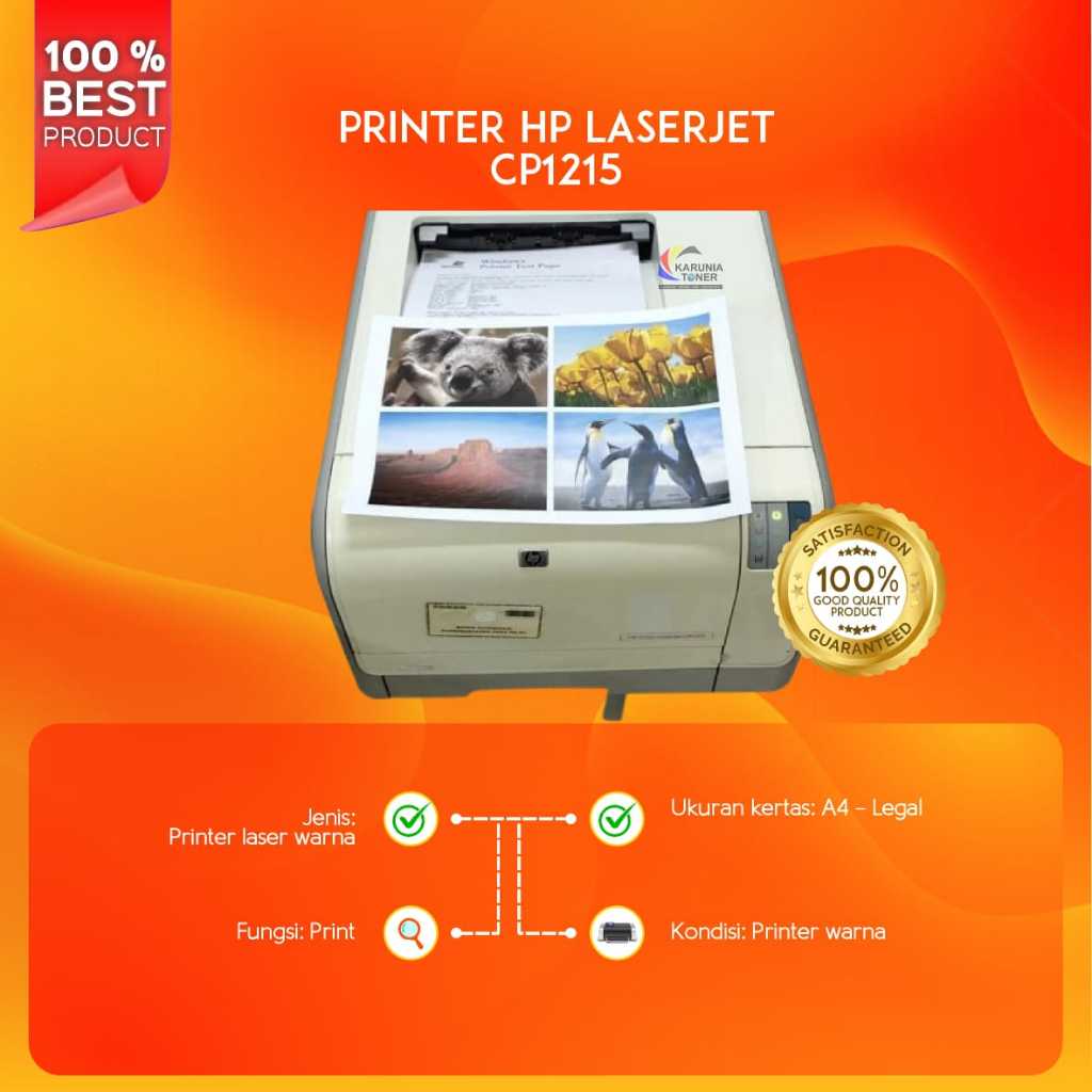 Printer Hp Laserjet Cp 1215 cp1215 printer warna a4-Legal