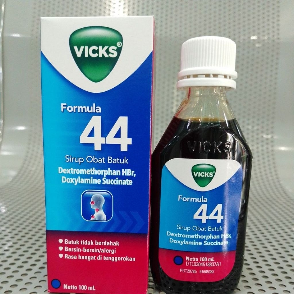 OBAT BATUK DEWASA | VICKS FORMULA 44 100ML