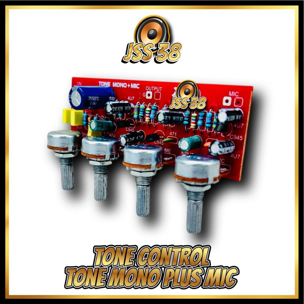 Tone Control Mono Plus Mic ups