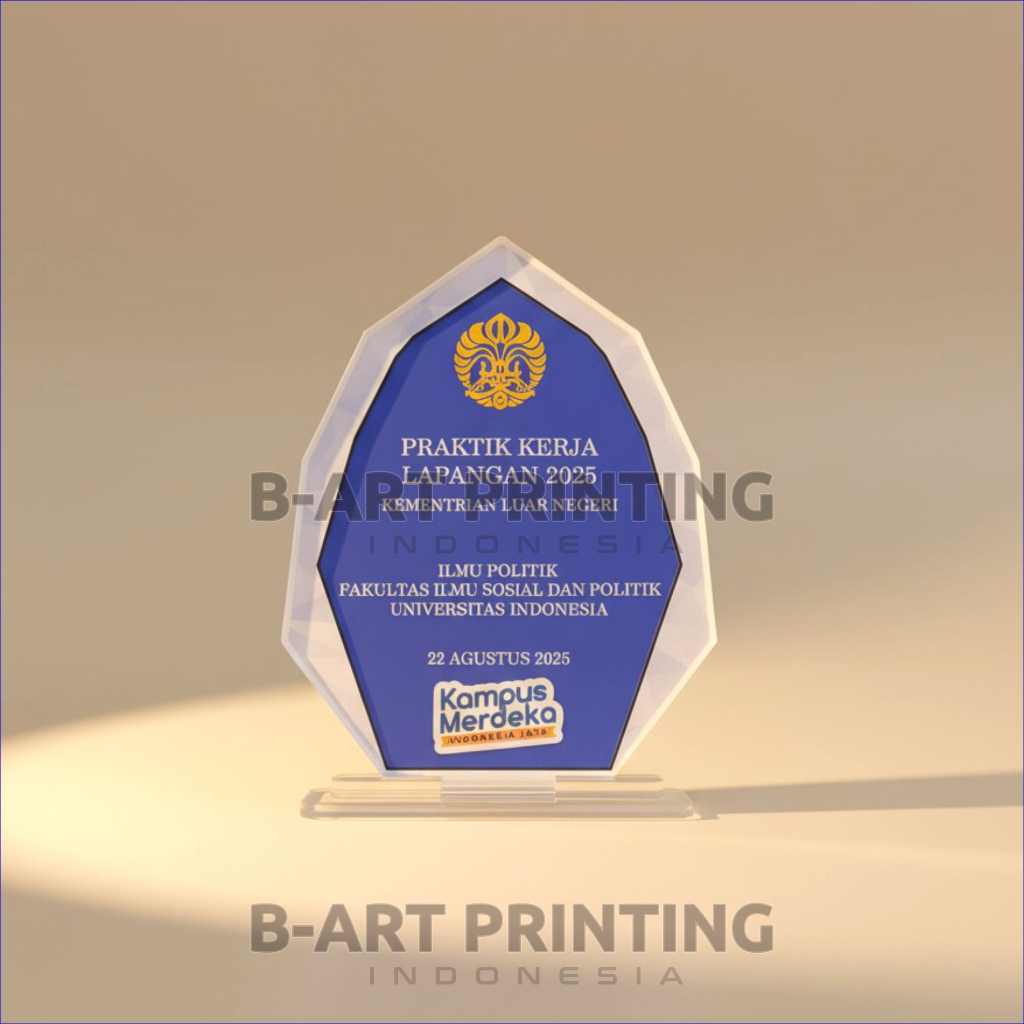 Plakat Akrilik TEBAL 3MM Souvenir Wisuda Kenang-kenangan Wisuda Vandel Akrilik Cenderamata Akrilik C