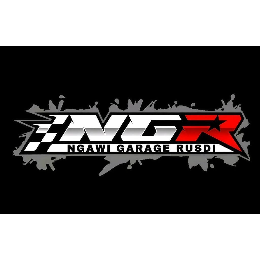 Stiker NGR ngawi garage rusdi