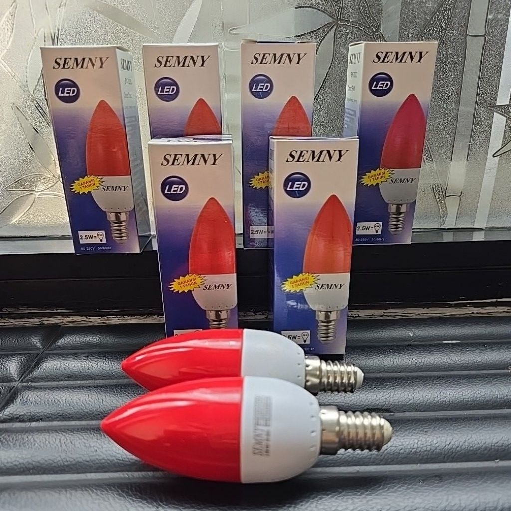 Lampu LED Cabe Merah Cabe E27 / Lampu LED Merah Cabe E27 / Lampu Sembahyang Merah