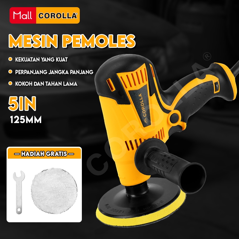 Corolla Mesin Poles / Mesin Polisher Mesin Poles Mobil Alat Poles Mobil / Mesin Polisher 5 Inch