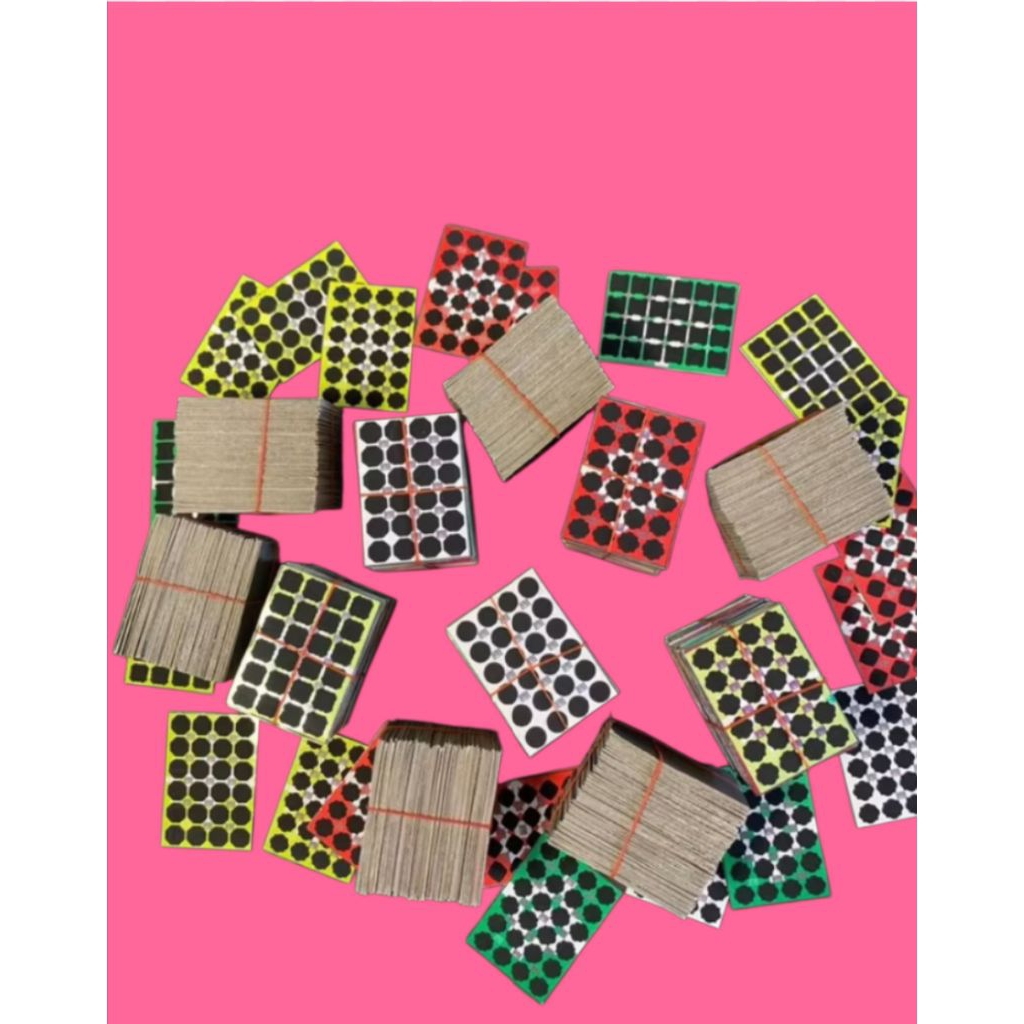 kupon gosok 100 kupon/mainan gosok tengkorak