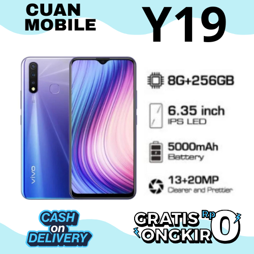 HP VIVO Y19 RAM 8/256GB 4G Android GARANSI 1 Tahun